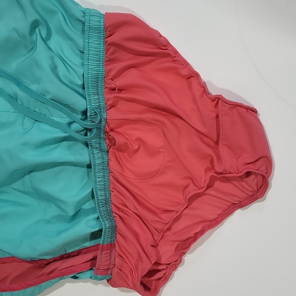 LAUREN JAMES CO Green Pink Dri Fit Athletic Shorts with Lining - Picture 8 of 13